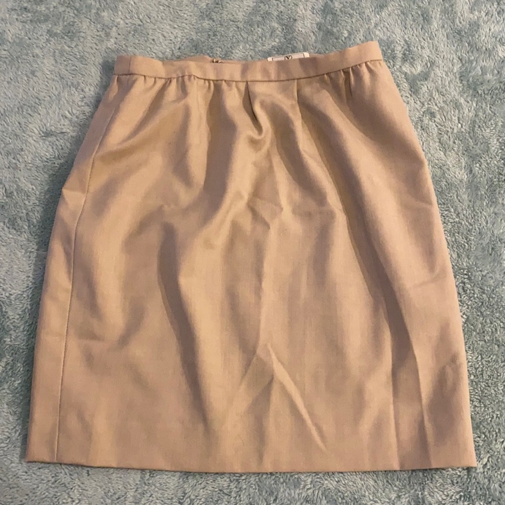 Vintage Valentino Boutique Tan Skirt